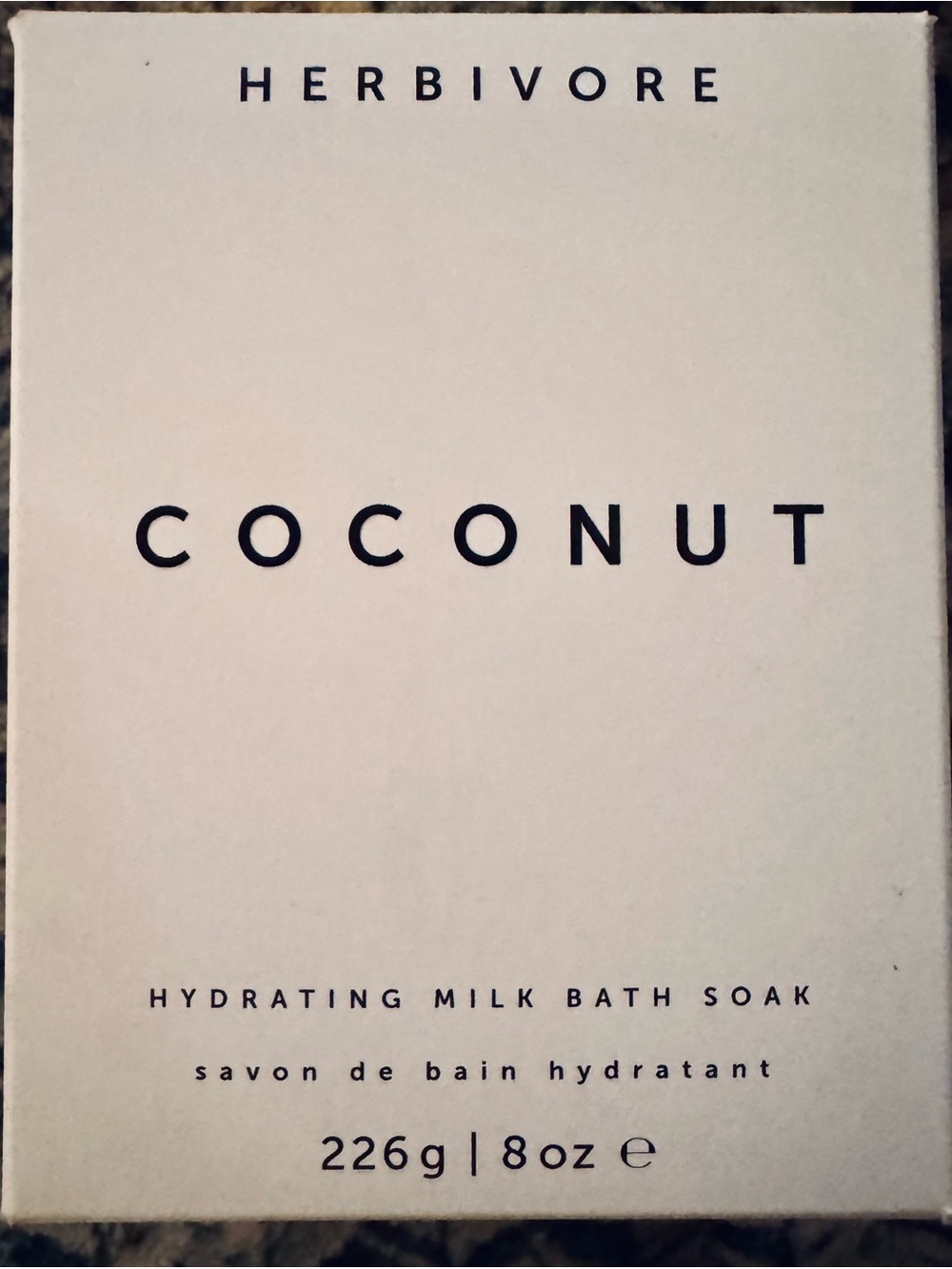 Herbivore Botanicals Coconut Hydrating Milk Bath Soak — Cream White